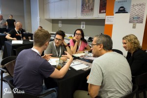 El equipo de Savant reunidos con productores en Frontières