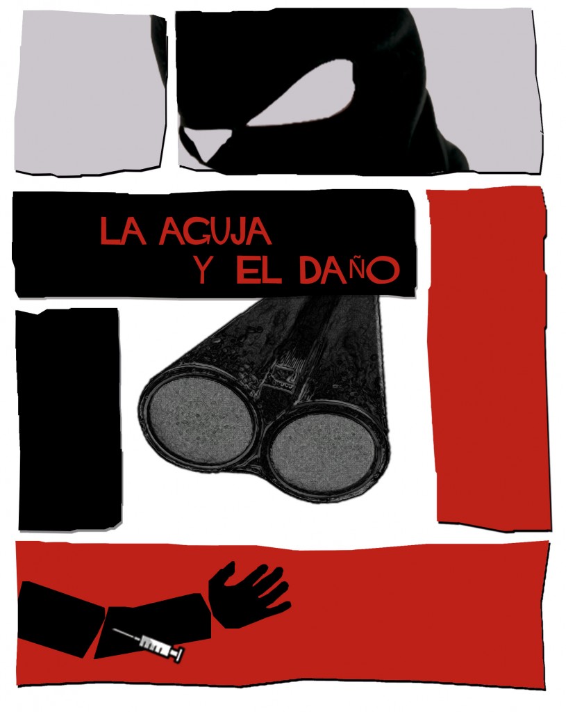 Cartel de La Aguja y el daño, mención especial en 4th Pitchbox