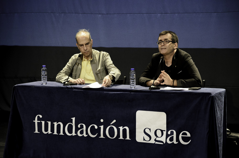 Eduardo Zaramella y Ángel Sala en la rueda de prensa del Festival de Sitges